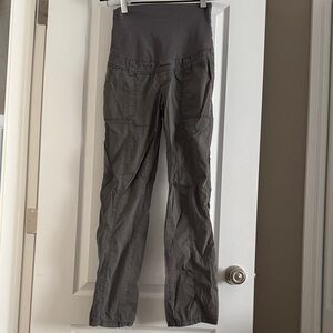 Thyme Gray Maternity Pants